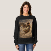 Sweatshirt Même les ailes brisées peuvent s'envoler – Ange In (Devant entier)