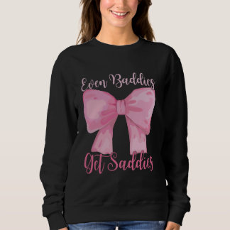 Sweatshirt Même les méchants reçoivent les méchants Pink Bow
