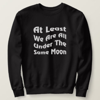 Sweatshirt Même unité de lune Vêtements de texte unique pour