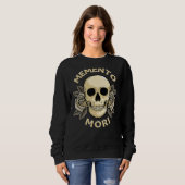 Sweatshirt Memento Mori Mortalité stoïque Philosophie de stoï (Devant entier)