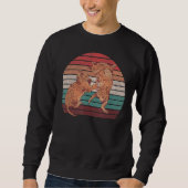 Sweatshirt Mèmes Chat Chonk Évolutions Chat Animal (Devant)