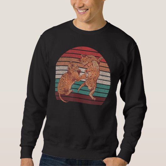 Sweatshirt Mèmes Chat Chonk Évolutions Chat Animal (Devant)