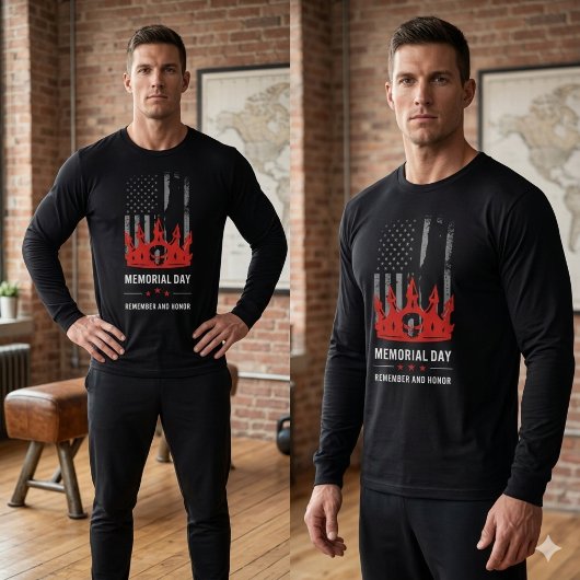 Sweatshirt Memorial Day Patriotic US Flag Soldier Honor 