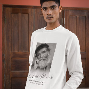 Sweatshirt Mémorial de photo personnalisé moderne