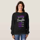 Sweatshirt Memorial Of My Daughter In Heaven, Missing My Daug (Devant entier)
