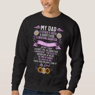Sweatshirt Mémorial papa deuil fille Tournesol papa Garde