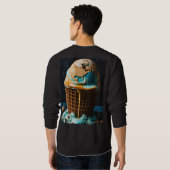 Sweatshirt Men’s Hoodie with Cool Ice Cream Design | Trendy I (Dos entier)