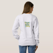 Sweatshirt Menez la voie verte (Dos entier)