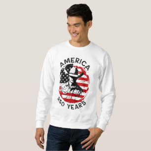 Sweatshirt Mens 250e anniversaire Amérique