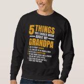 Sweatshirt Mens 5 Que Vous Devriez Savoir À Propos De Grand-P (Devant)