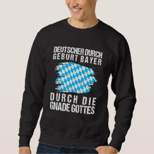 Sweatshirt Mens Allemand À Travers Bavarois À La Naissance À