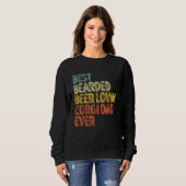 Sweatshirt Mens Best Bearded Beer Lovin Corgi Dad  Pet  Owner (Devant entier)