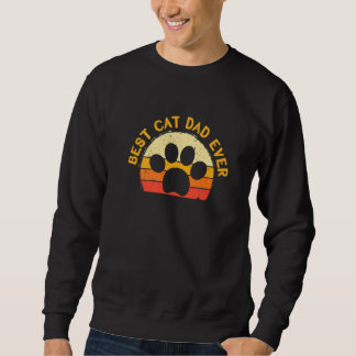 Sweatshirt Mens Best Cat Dad Ever  