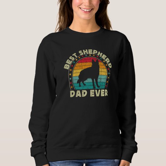 Sweatshirt Mens Best German Shepherd Dad For Men Shepherd GSP (Devant)