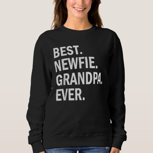 Sweatshirt Mens Best Newfie Grandpa Ever  Newfoundland Dog (Devant)