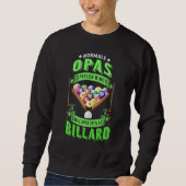 Sweatshirt Mens Billiard Snooker Dit 8 Ball Pool Billard (Devant)