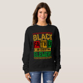 Sweatshirt Mens Black Father The Essential Element - Father's (Devant entier)