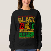 Sweatshirt Mens Black Father The Essential Element - Father's (Devant)