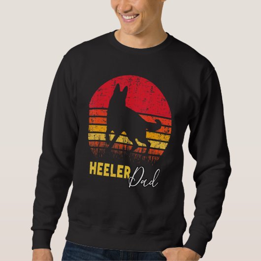 Sweatshirt Mens Blue Heeler Papa (Devant)