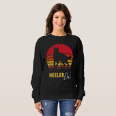 Sweatshirt Mens Blue Heeler Papa (Devant entier)