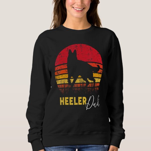 Sweatshirt Mens Blue Heeler Papa (Devant)