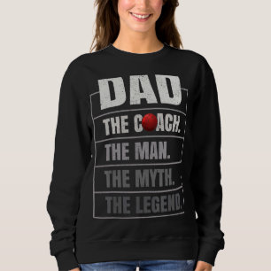 Sweatshirt Mens Bowling Coach Papa Homme Mythe La Légende Bow