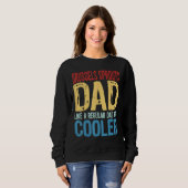 Sweatshirt Mens Brussels Sprouts Dad  Like a Regular Dad but  (Devant entier)