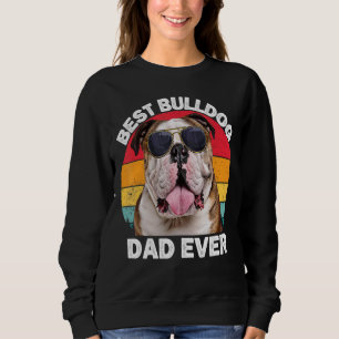 Sweatshirt Mens Bulldog Dad Anglais Bulldog Chien Propriétair