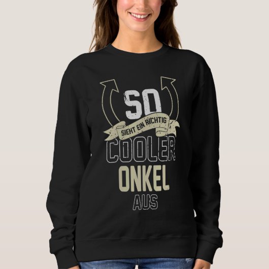 Sweatshirt Mens Ça A L'Air Un Vraiment Cool Oncle Fun (Devant)