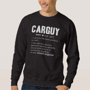 Sweatshirt Mens Car Guy Définition Racing Dictionnaire Drag R