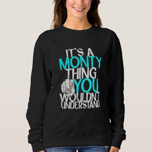 Sweatshirt Mens C'est une chose monstrueuse que vous ne compr (Devant)