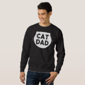 Sweatshirt Mens Chat Papa (Devant entier)