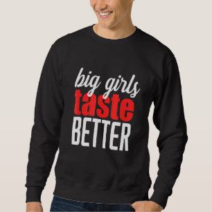 Sweatshirt Mens Curvy Girls Big Girls Godes Meilleurs Épais F