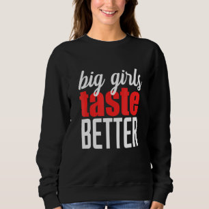 Sweatshirt Mens Curvy Girls Big Girls Godes Meilleurs Épais F