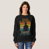 Sweatshirt Mens Dad In The Streets Daddy In The Sheets Funny  (Devant entier)
