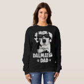 Sweatshirt Mens Dalmatian Dog Dad (Devant entier)