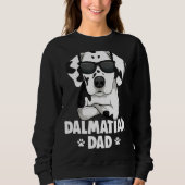 Sweatshirt Mens Dalmatian Dog Dad (Devant)