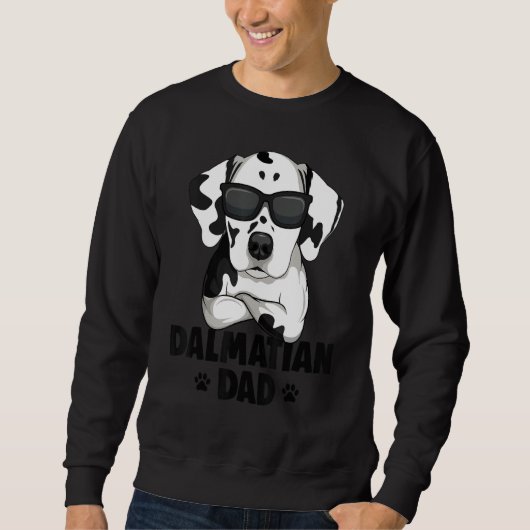 Sweatshirt Mens Dalmatian Dog Dad_1 (Devant)