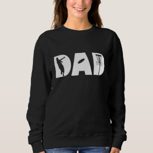 Sweatshirt Mens Disque Golf Papa Sport Frolf Frisbee les anné