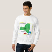 Sweatshirt Mens Divide NYS (Devant entier)