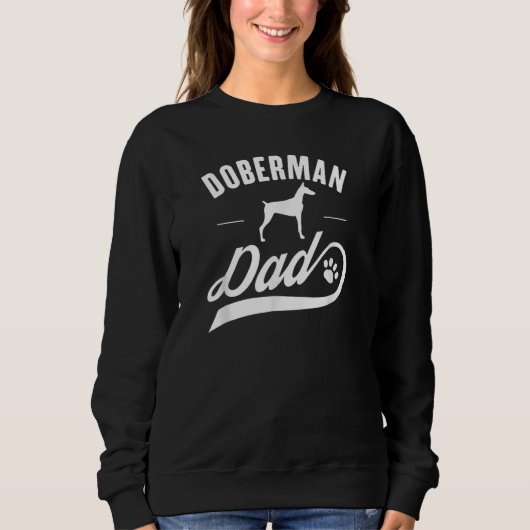 Sweatshirt Mens Doberman Dad Dog Owner (Devant)
