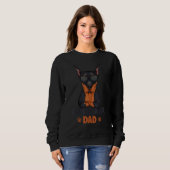Sweatshirt Mens Doberman Dobie Dad Dog (Devant entier)