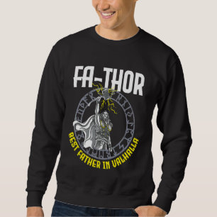 Sweatshirt Mens Fathor Thunder Papa Héros Mythe Meilleur Père