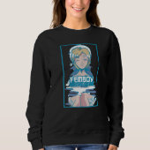 Sweatshirt Mens Femboy Vaporwave (Devant)