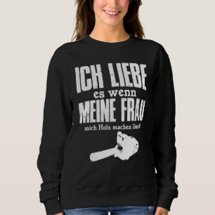 Sweatshirt Mens Fête des pères Je L'Aime Quand Ma Femme Mich 