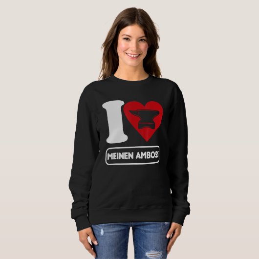 Sweatshirt Mens Forge Forge Art Blacksmith Anvil Forge H (Devant entier)