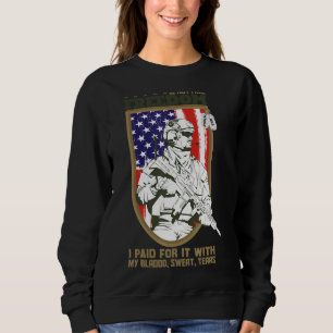 Sweatshirt Mens Freedom n'est pas libre J'ai payé pour ça ave