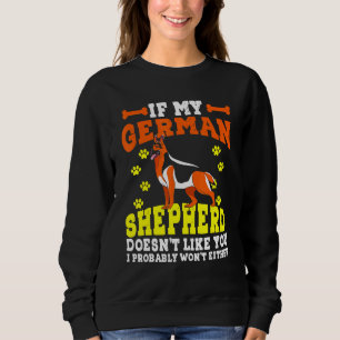 Sweatshirt Mens German Shepherd Chien Cute Chien Propriétaire