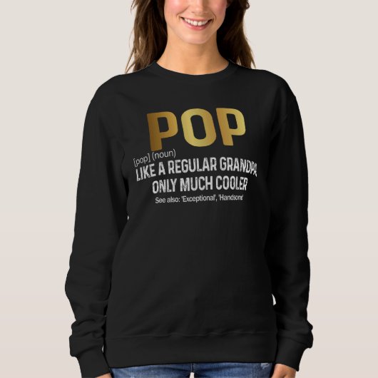 Sweatshirt Mens Gold Pop Plus Glacière Grand-père Meilleur Pè (Devant)