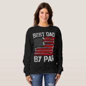 Sweatshirt Mens Golf Meilleur Bonus Papa Par Par Golfer Ameri (Devant entier)